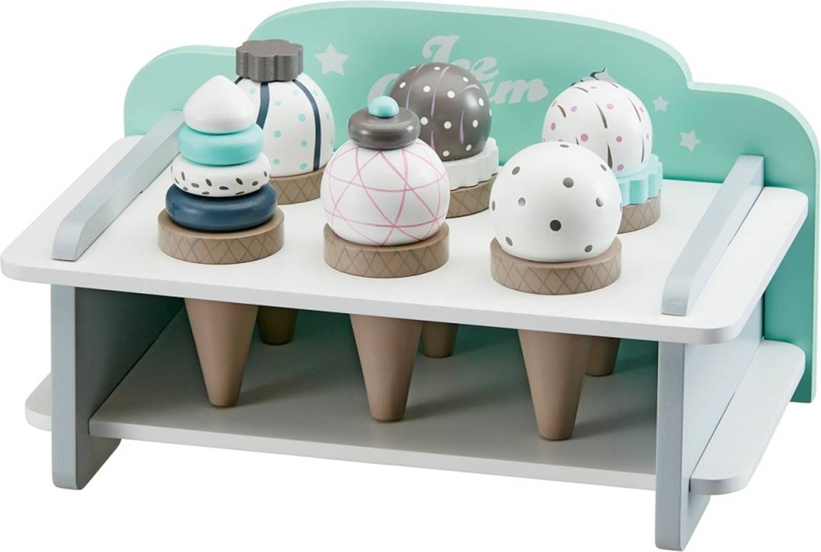 Kids Concept Ice Cream Rack & Ice Creams