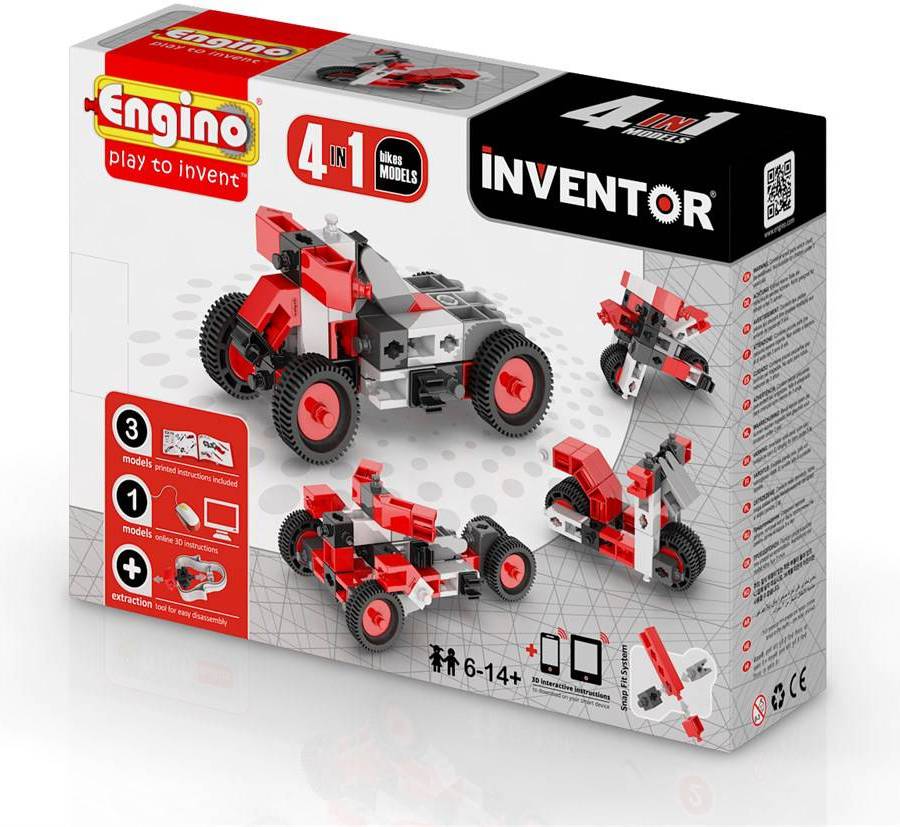 Engino Inventor Motorbikes 4 Models