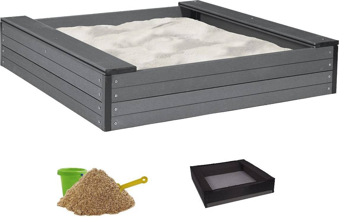 Sandpit WPC Incl Net & 240kg Sand