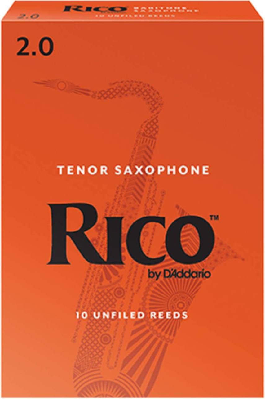 D'Addario Rico RLA1020 Saxophone Reeds 2.0 10-Pack