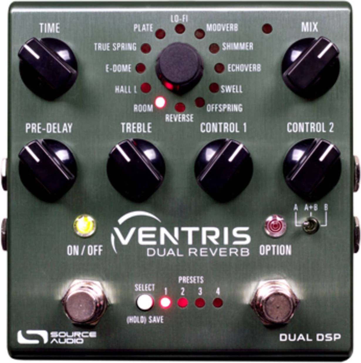 Audio Ventris Pedal de Reverb Dual