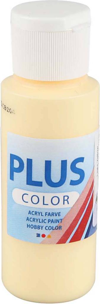 Plus Acrylic Paint Light Yellow 60ml