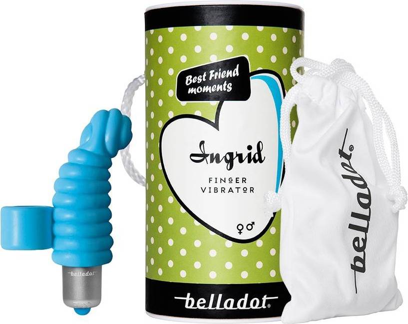 Ingrid Fingervibrator Blå Rosa