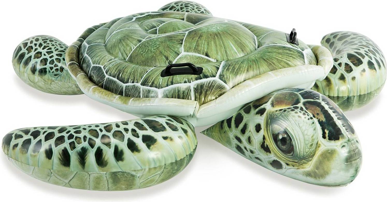 Intex Realistic Sea Turtle Ride On Inflatable Pool Float