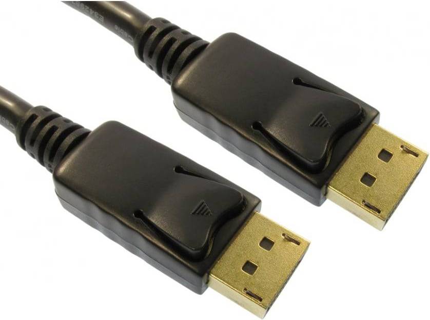 Cables Direct Gold Locking DisplayPort - DisplayPort