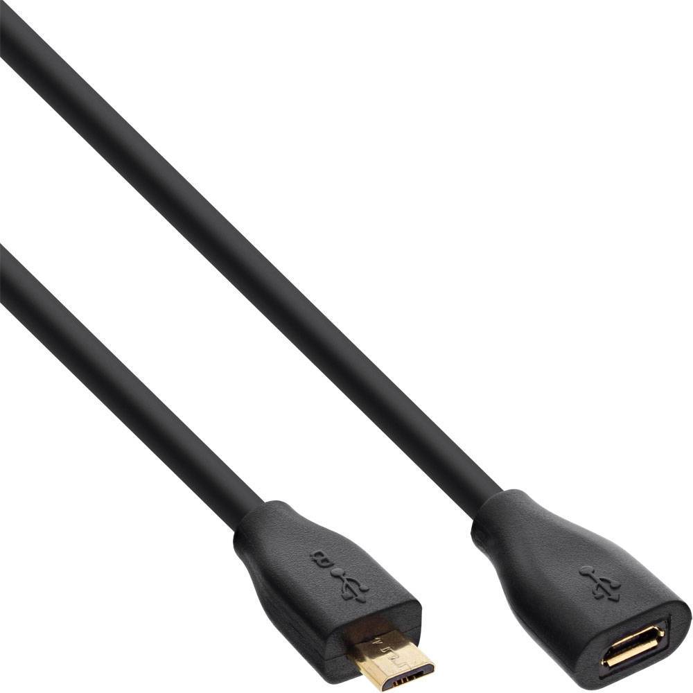 USB Micro-B-USB Micro-B M-F 2.0