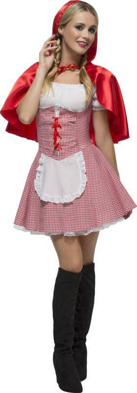 Smiffys Fever Red Riding Hood Costume