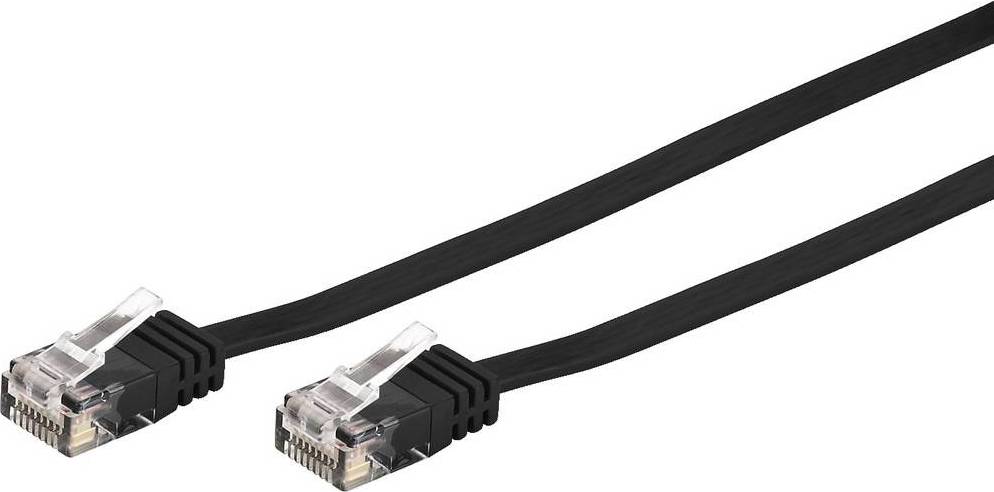 Monacor Flat RJ45-RJ45 U/UTP Cat6 0.5m