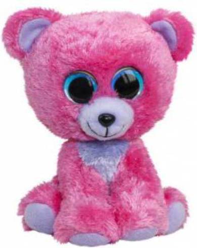 Lumo Stars Knuffel Beer Raspberry, 15cm
