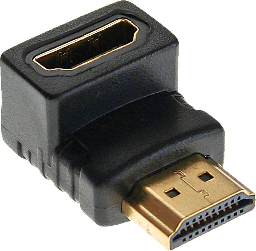 InLine Downside HDMI-HDMI Angled M-F Adapter