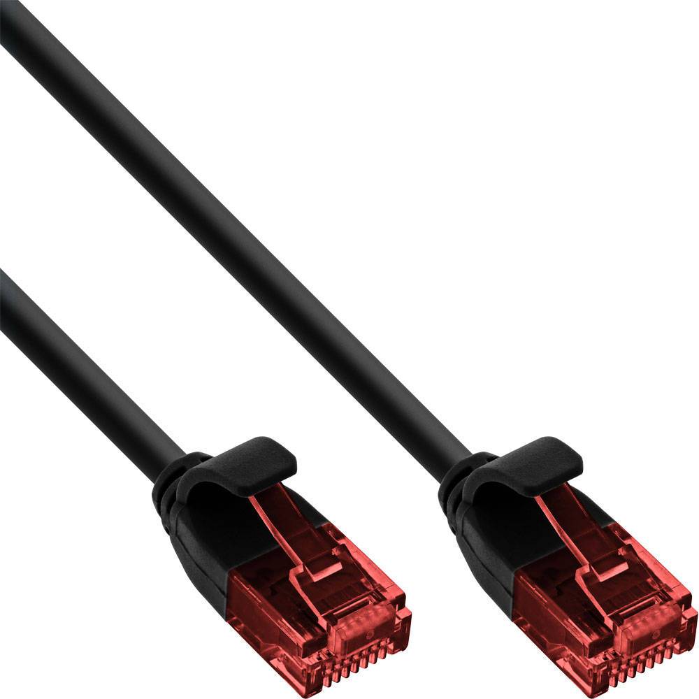 InLine Slim RJ45-RJ45 U/UTP Cat6 1m