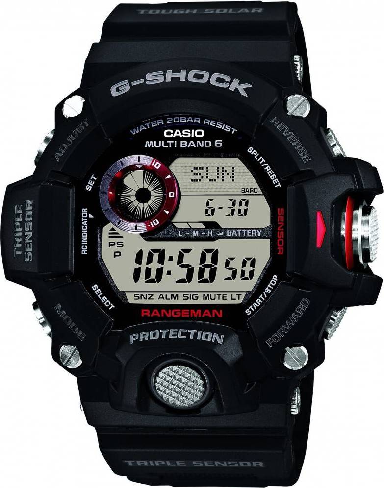Casio solar watch Casio G-Shock Rangeman Multi-Band 6 Atomic Timekeeping Watch