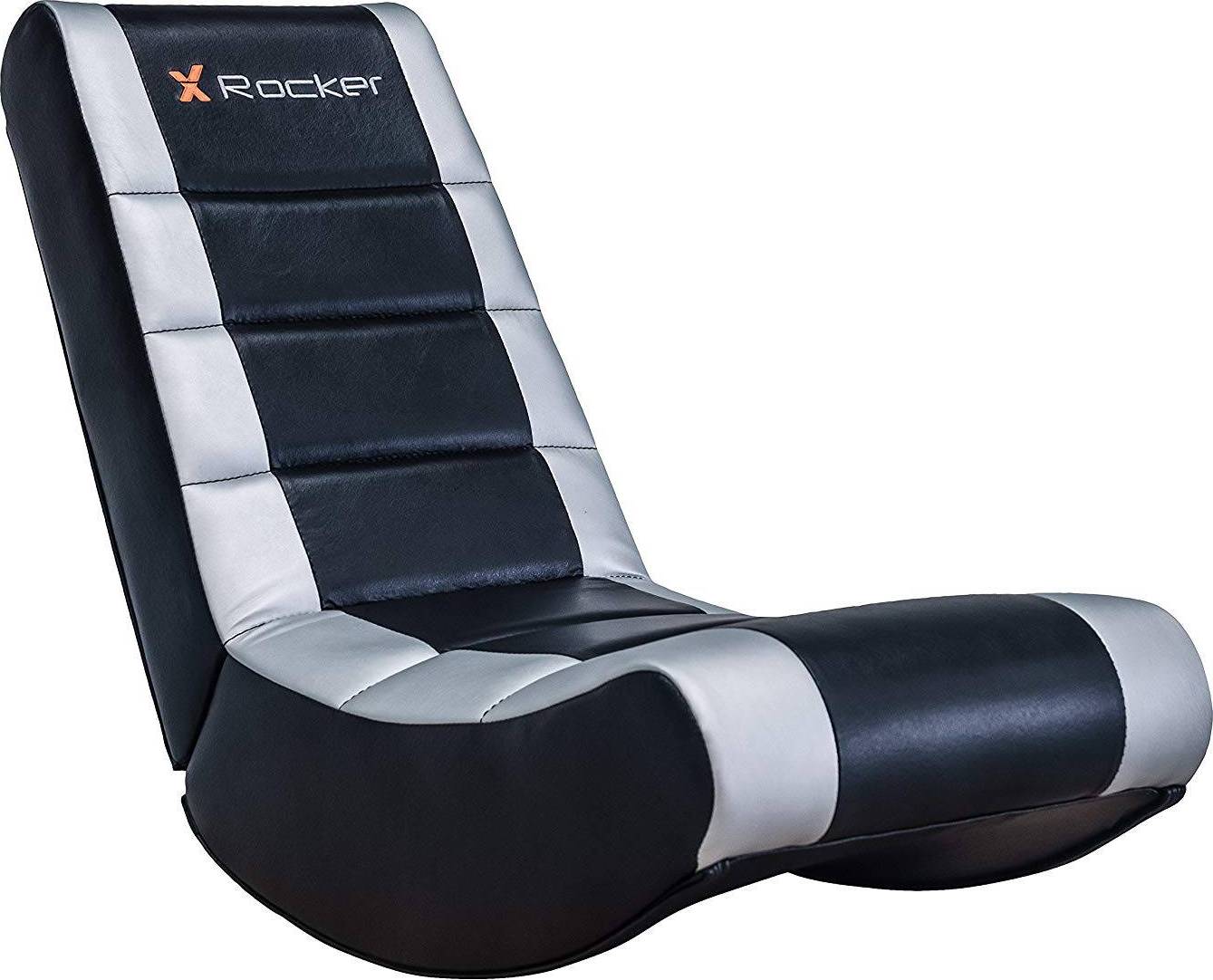 X rocker gaming chair X-Rocker Video Gaming Chair - Black/Silver
