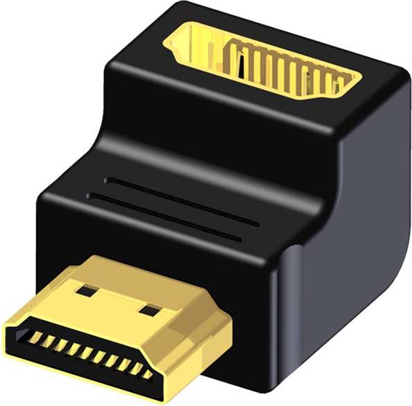 Procab Basic HDMI-HDMI M-F Angled Adapter