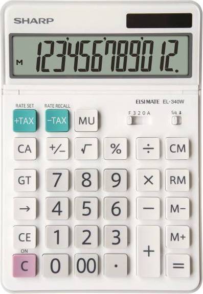 Sharp EL-340W Desktop Rekenmachine