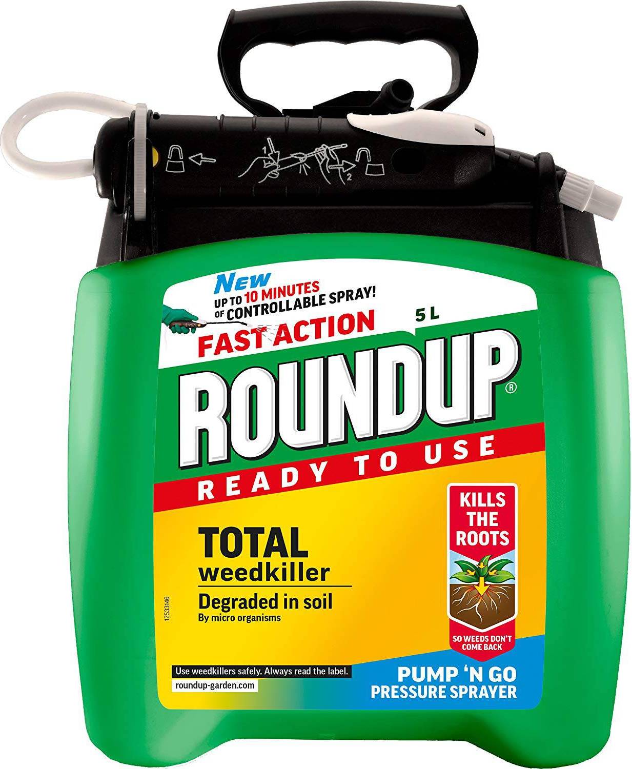 ROUNDUP Fast Action Weedkiller 5L