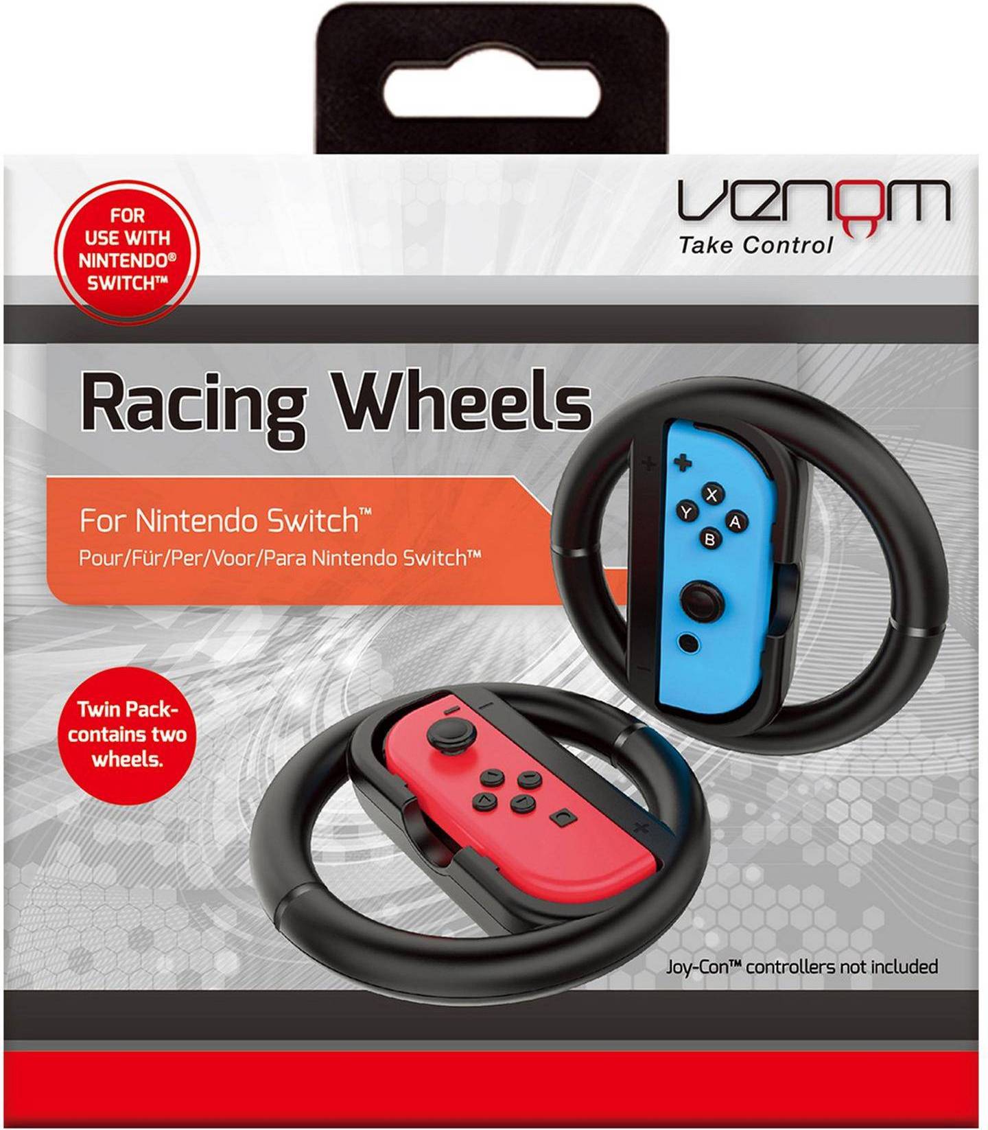 Nintendo Switch Racing Wheel Twin Pack - Blue/Red