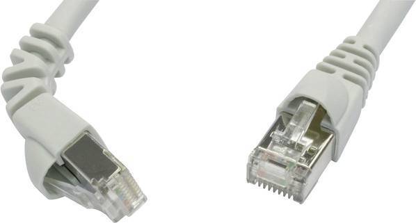 90° RJ45-RJ45 S/FTP Cat6a