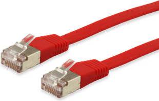 Equip Flat RJ45-RJ45 S/FTP Cat6a 10m