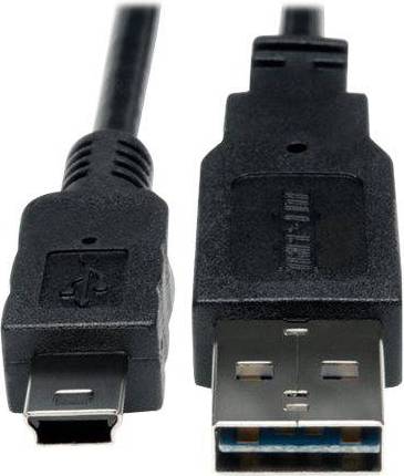 Reversible USB A - USB Mini-B 5Pin 2.0