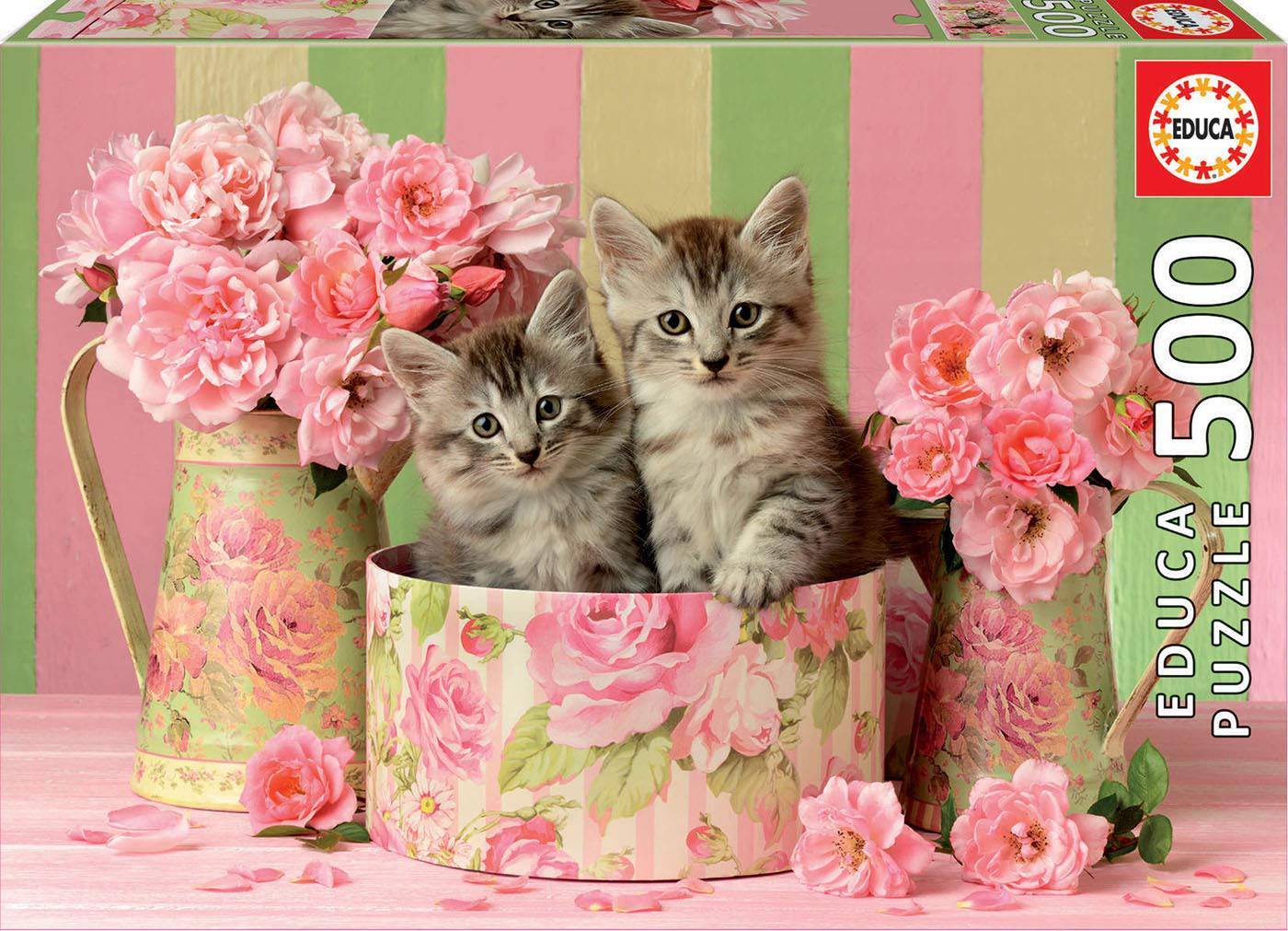 Educa Kittens with Roses 500 Pieces