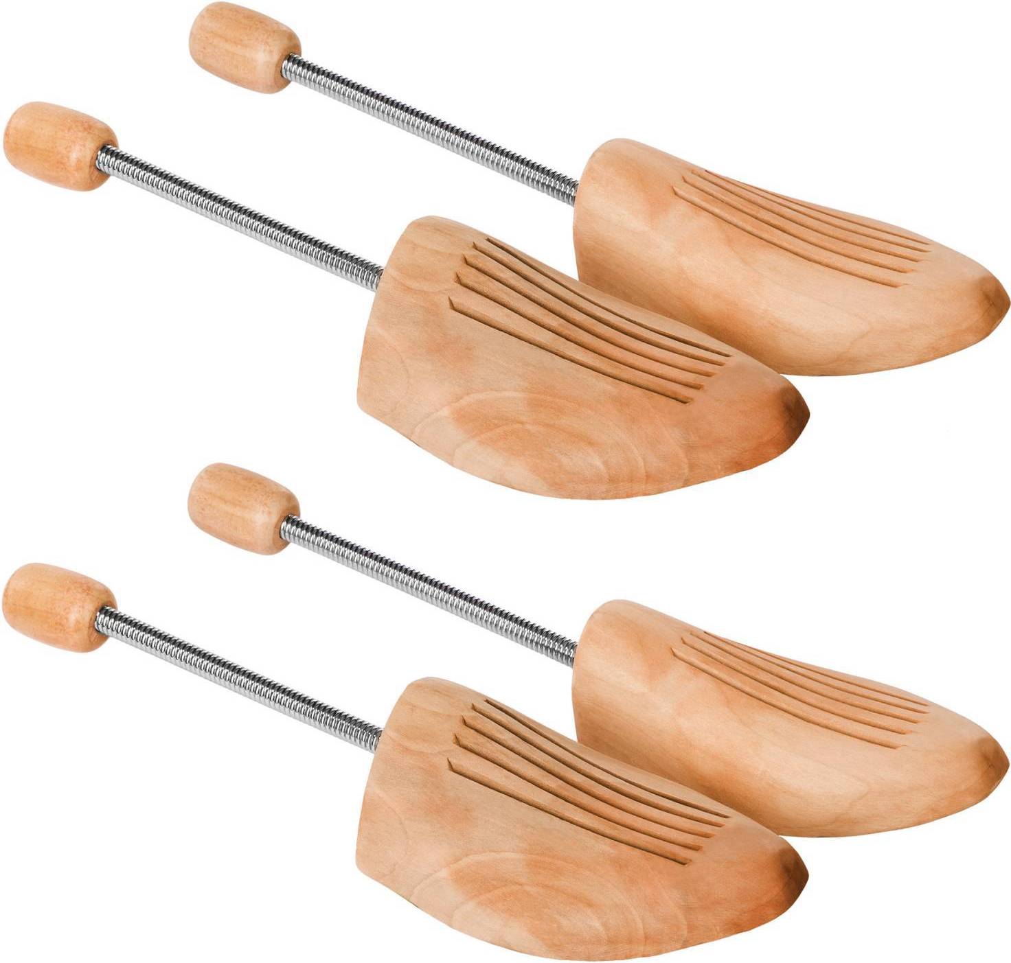 Shoe tree tectake Shoe Blocks Spiral Spring 2-pack