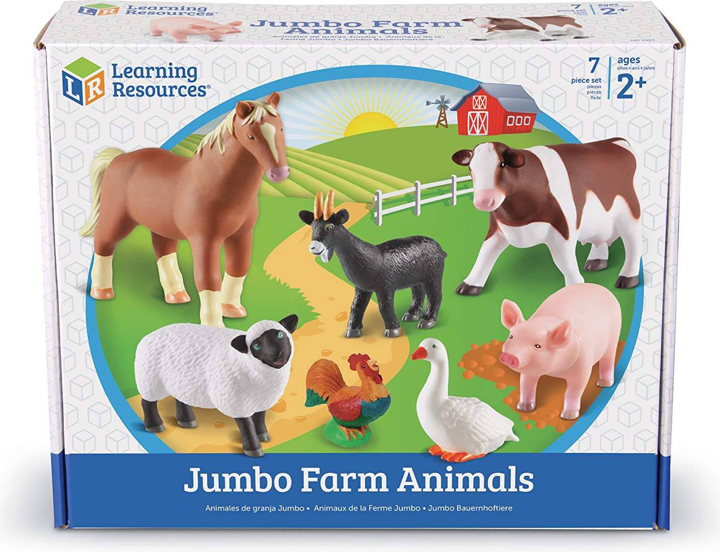 Learning Resources Jumbo Farm Animals