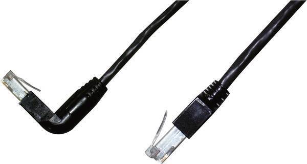 Angled RJ45-RJ45 S/UTP Cat5e