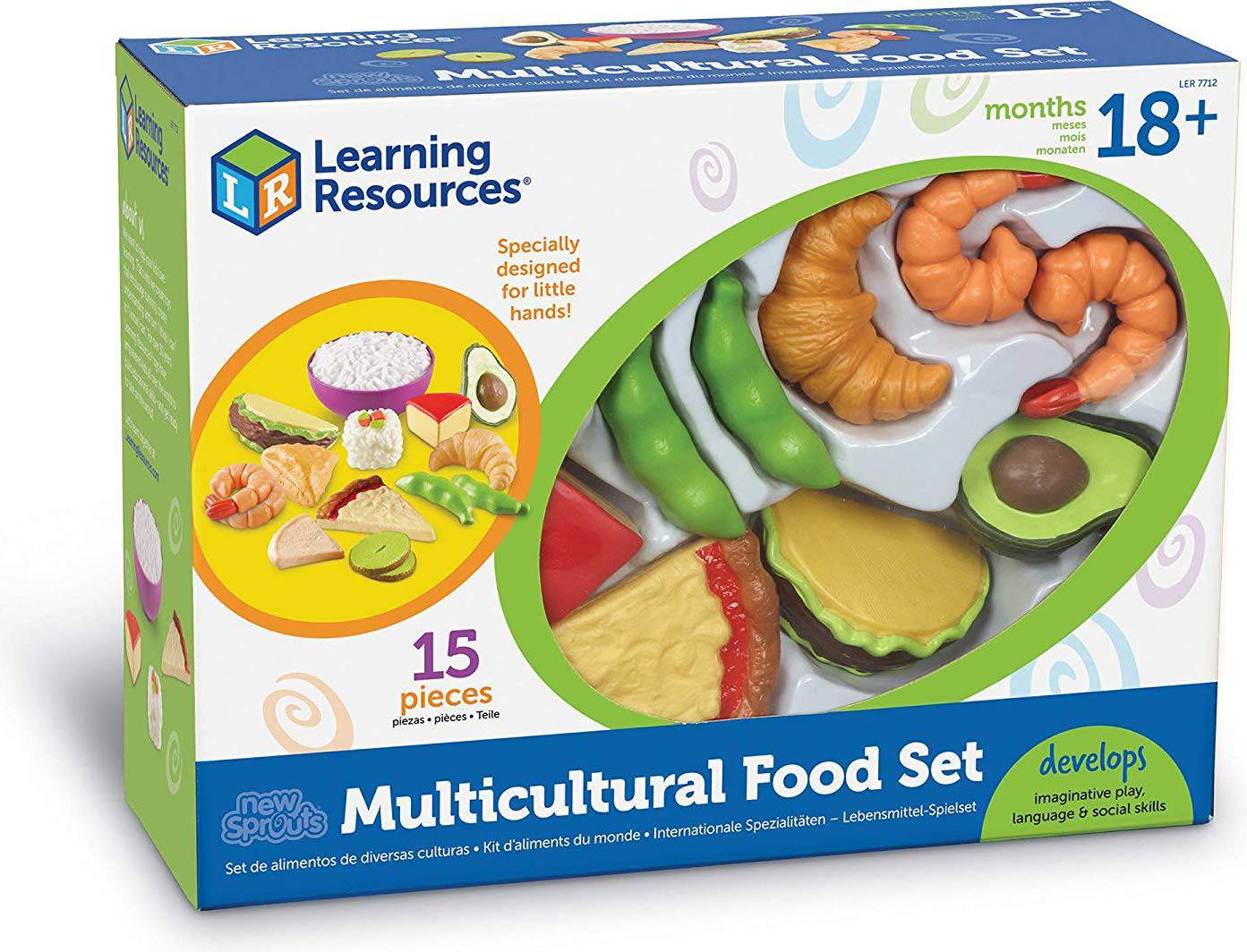 Learning Resources New Sprouts Multicultural Food Set