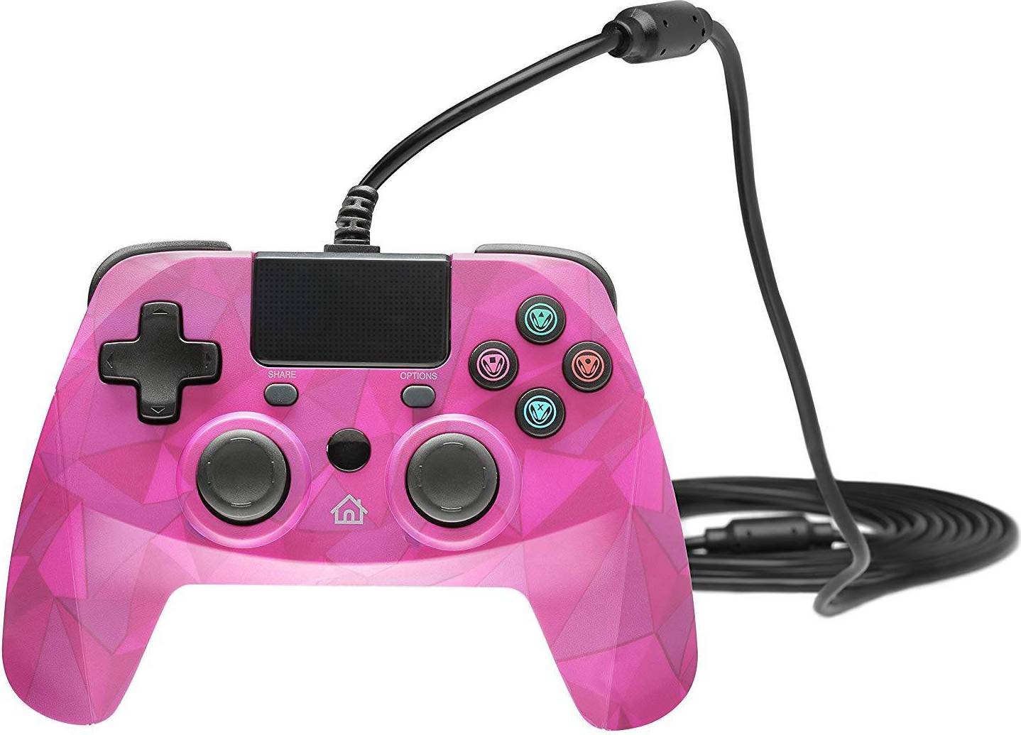 Snakebyte PS4 Cablato Rosa Cablato