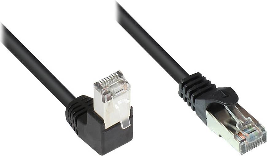 Good RJ45-RJ45 F/UTP Cat5e Angled 0.5m