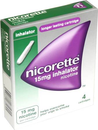 Nicorette 15mg 4pcs Inhalator