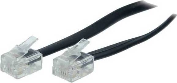 6/4 Flat RJ11-RJ11 10m