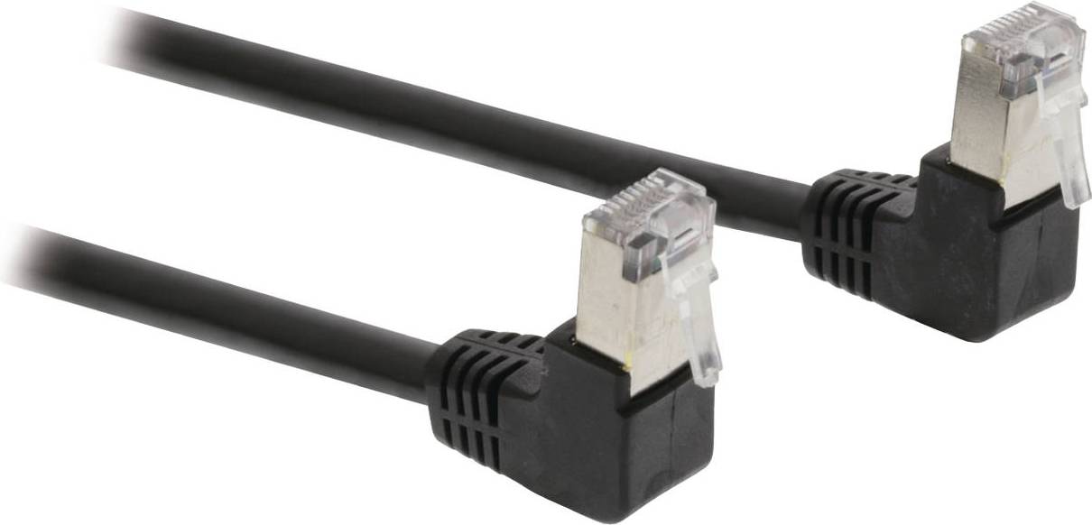 Valueline RJ45-RJ45 SF/UTP Cat5e 2xAngled 3m