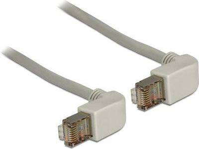 DeLock Angled RJ45-RJ45 S/FTP Cat5e 1m
