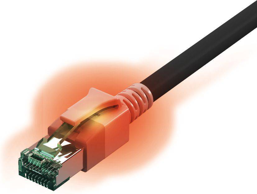 saCon RJ45-RJ45 S/FTP Cat6a 5m
