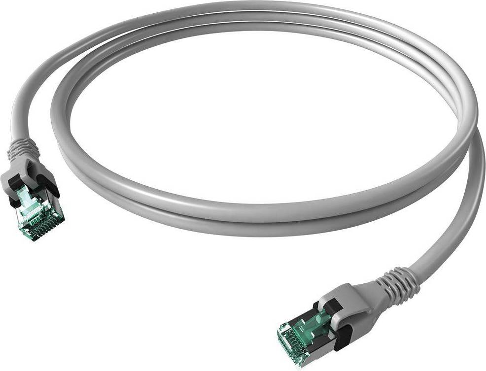 saCon PushPull RJ45-RJ45 S/FTP Cat6a 5m
