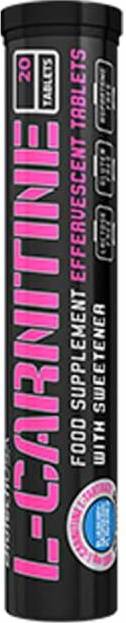 BioTechUSA L-Carnitine Effervescent Tablets Raspberry Blueberry 20 pcs 20 pcs