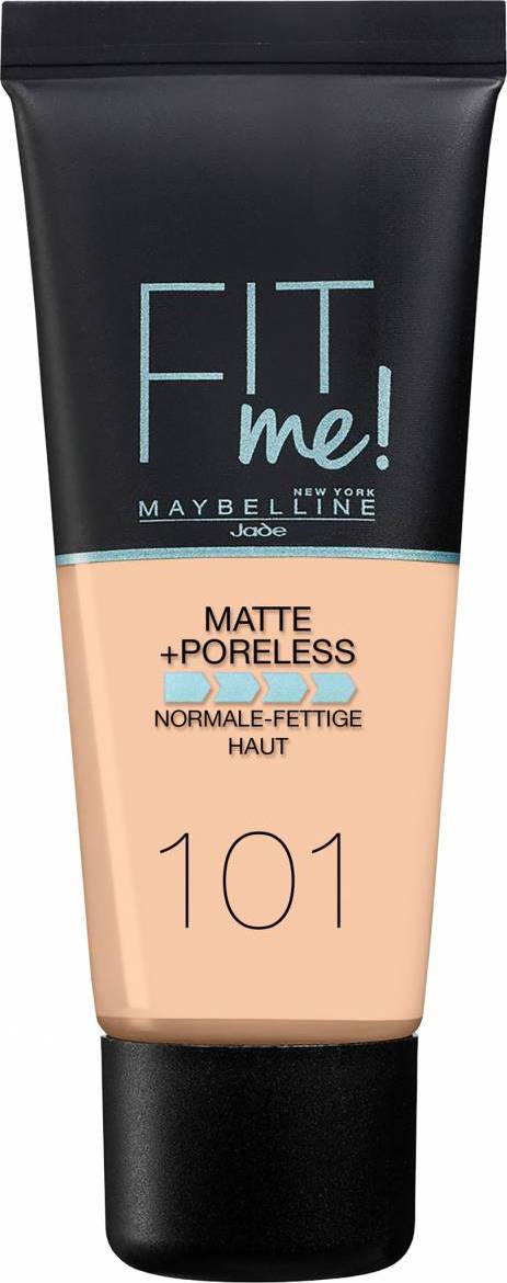 Maybelline new york fit me Maybelline Fit Me Matte + Poreless Foundation #101 True Ivory
