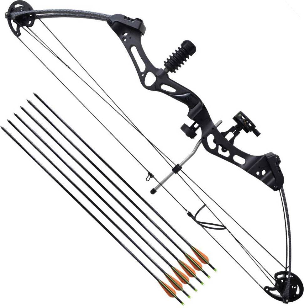 Compound bow with accessories