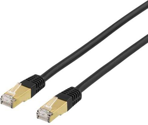 Deltaco S/FTP Cat7 RJ45 LSZH 0.3m