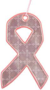 Pink Ribbon Rosa Bandet Reflex