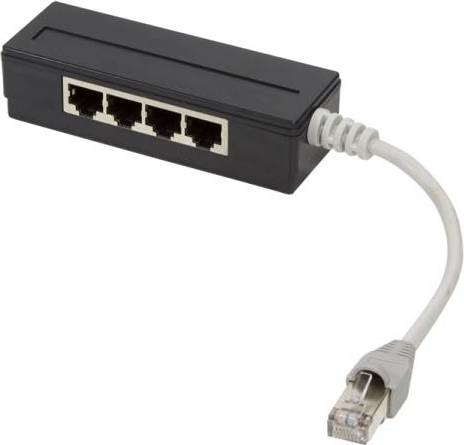 LogiLink RJ45-4RJ45 M-F Splitter 0.2m