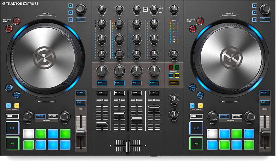 Controller dj Native Instruments 26660 S3 4-Channel DJ Controller