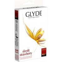 Bild på Glyde Slimfit Strawberry 10-pack kondomer