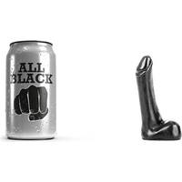 Bild på All Black Realistic Dildo Black Extra Small