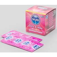 Bild på Skins Dots & Ribs Kondomer 16 st Klar
