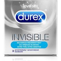 Bild på Durex osynlig extra tunn extra känslig, 3-pack kondomer