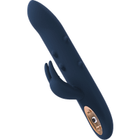 Bild på Dream Toys Alpheus Beaded Rabbit Vibrator Blå