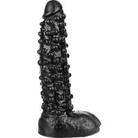 Bild på All Black Dark Crystal Dildo, 27 cm